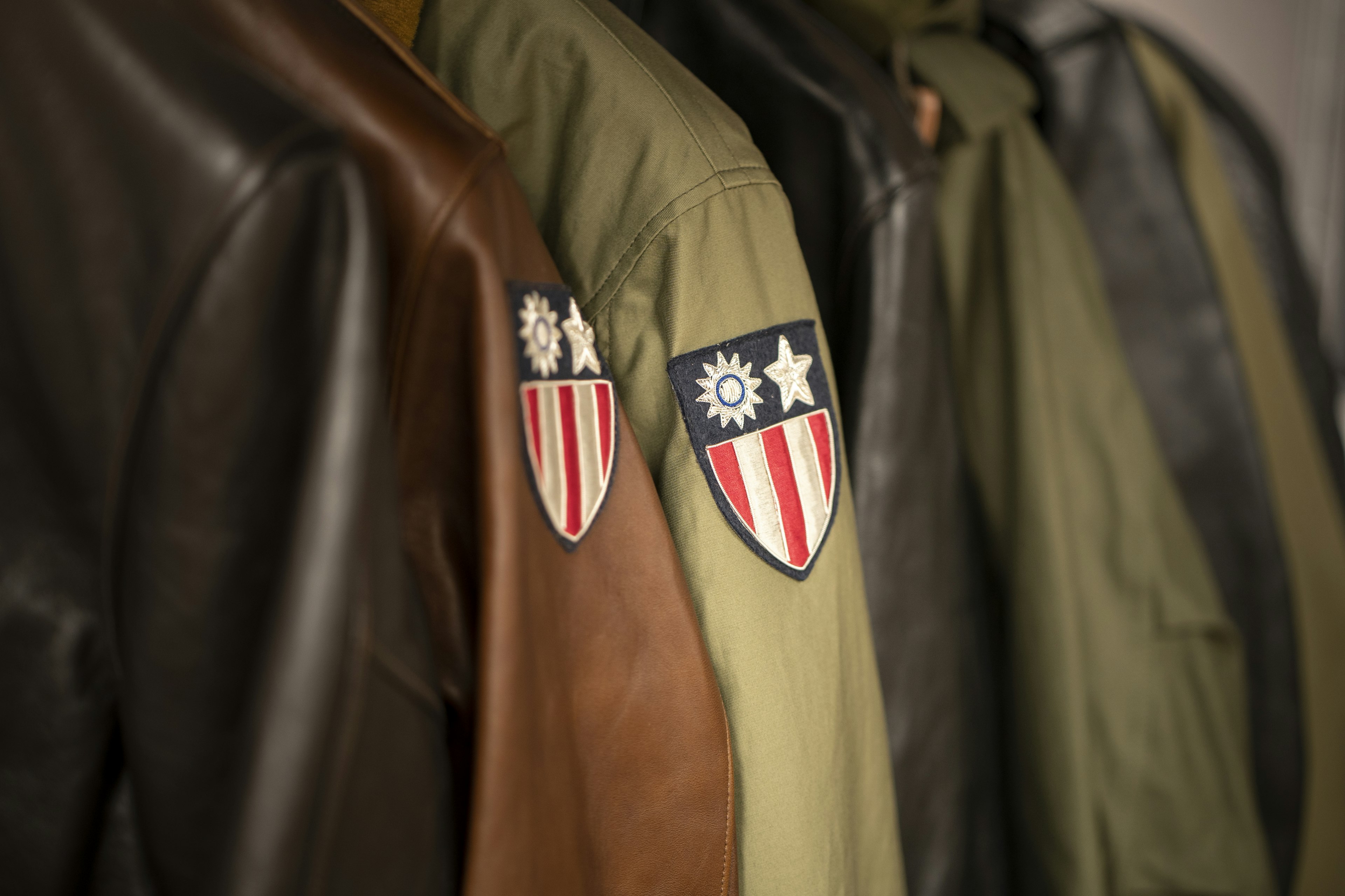 Army leather jacket best sale